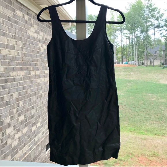 Faux Leather Mini Dress - Picture 1 of 2